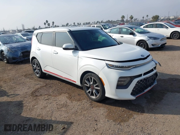 2021 Kia Soul Turbo with VIN KNDJ53AF6M7770551, listed as a IAAI auction lot 41228130 with 44,080 mi miles and . Bid and sale history available at DreamBid. Image 1.