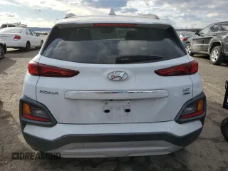 2019 Hyundai Kona Ultimate with VIN KM8K5CA56KU261565, listed as a Copart auction lot 42654535 with 83,670 mi miles and Salvage Title. Bid and sale history available at carsss.com. Image 6.
