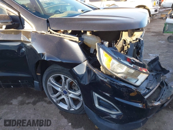 2016 Ford Edge Titanium with VIN 2FMPK3K96GBB12313, listed as a IAAI auction lot 41257855 with 130,329 mi miles. Bid and sale history available at carsss.com. Image 6.