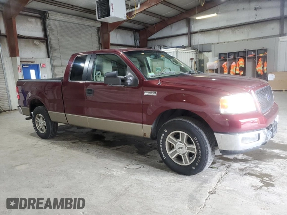 2005 Ford F-150 XLT with VIN 1FTPX125X5FA72868, listed as a Copart auction lot 64065625 with 151,127 mi miles and Clean title. Bid and sale history available at DreamBid. Image 4.