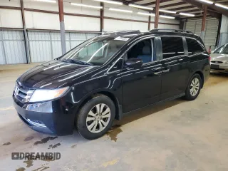 2014 Honda Odyssey EX-L with VIN 5FNRL5H66EB105932, listed as a Copart auction lot 49734905 with 222,723 mi miles and Salvage Title. Bid and sale history available at carsss.com. Image 1.