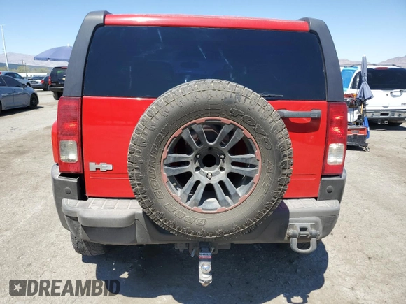 2006 Hummer H3 with VIN 5GTDN136968145548, listed as a Copart auction lot 69278664 with 168,580 mi miles and Salvage Title. Bid and sale history available at carsss.com. Image 6.