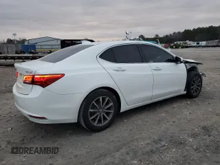 2018 Acura TLX w/Technology Pkg with VIN 19UUB1F58JA001141, listed as a Copart auction lot 42558325 with 130,099 mi miles and Salvage Title. Bid and sale history available at carsss.com. Image 3.
