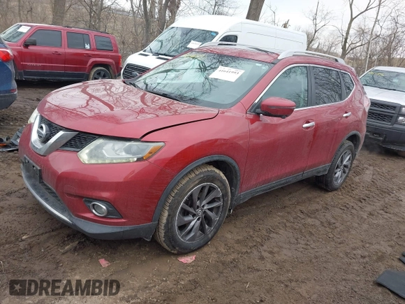 2016 Nissan Rogue SV with VIN 5N1AT2MV0GC783337, listed as a IAAI auction lot 41641993 with 136,084 mi miles and . Bid and sale history available at DreamBid. Image 2.