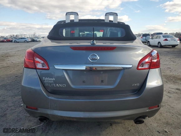 2014 Nissan Murano CrossCabriolet with VIN JN8AZ1FY5EW302339, listed as a Copart auction lot 47040285 with 160,915 mi miles and Clean Title. Bid and sale history available at carsss.com. Image 6.