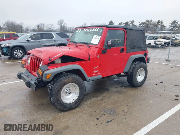 2006 Jeep Wrangler SE with VIN 1J4FA29156P762295, listed as a IAAI auction lot 41669950 with 163,492 mi miles and . Bid and sale history available at DreamBid. Image 17.