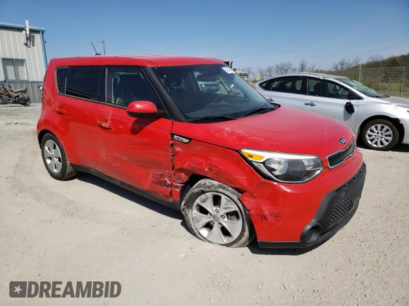 2015 Kia Soul + with VIN KNDJP3A54F7761822, listed as a Copart auction lot 54149465 with 81,220 mi miles and Salvage Title. Bid and sale history available at DreamBid. Image 4.