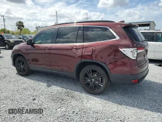 2022 Honda Pilot Special Edition with VIN 5FNYF6H2XNB030268, listed as a Copart auction lot 47570775 with 43,734 mi miles and Non Repairable. Bid and sale history available at carsss.com. Image 2.