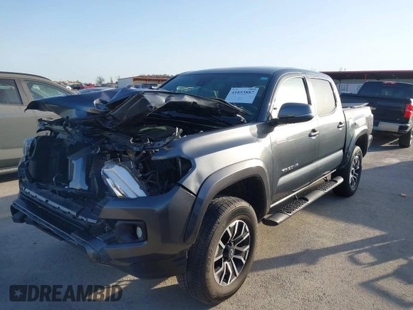 2023 Toyota Tacoma 4WD SR with VIN 3TMCZ5AN7PM587833, listed as a IAAI auction lot 41853887 with 16,532 mi miles. Bid and sale history available at carsss.com. Image 20.