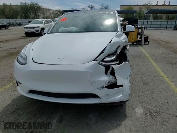 2021 Tesla Model Y Long Range with VIN 5YJYGDEE8MF271938, listed as a Copart auction lot 50961485 with 46,173 mi miles and Salvage Title. Bid and sale history available at DreamBid. Image 14.