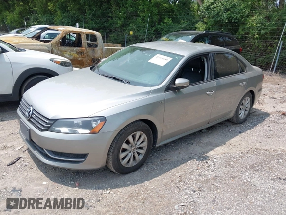 2014 Volkswagen Passat Wolfsburg Edition with VIN 1VWAT7A34EC097719, listed as a IAAI auction lot 42483880 with 255,655 mi miles and . Bid and sale history available at DreamBid. Image 2.