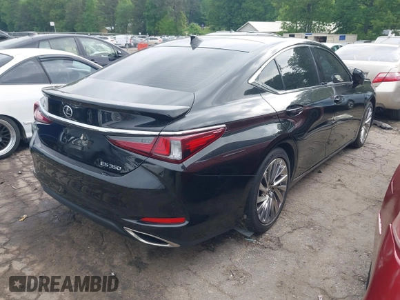 2023 Lexus ES 350 Ultra Luxury with VIN 58AFZ1B17PU150139, listed as a IAAI auction lot 42091947 with 35,216 mi miles and . Bid and sale history available at DreamBid. Image 4.