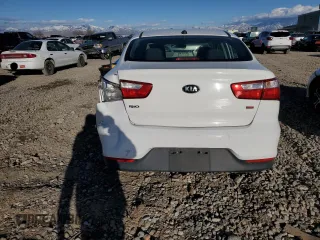 2016 Kia Rio LX with VIN KNADM4A39G6689997, listed as a Copart auction lot 46928295 with 157,187 mi miles and Salvage Title. Bid and sale history available at carsss.com. Image 6.