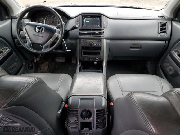 2005 Honda Pilot EX-L with NAVI with VIN 2HKYF18765H502546, listed as a Copart auction lot 48708755 with 186,164 mi miles and Salvage Title. Bid and sale history available at carsss.com. Image 8.