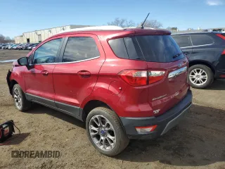 2021 Ford EcoSport Titanium z VIN MAJ6S3KL9MC395397, wystawiony jako Copart lot #49327885 z przebiegiem 46 786 mil mil oraz Szkody całkowita. Historia ofert i sprzedaży dostępna na DreamBid. Obrazek 2.