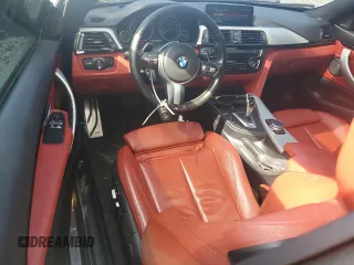 2016 BMW 4 Series 435i xDrive with VIN WBA3R5C51GK374233, listed as a Copart auction lot 61510975 with 97,999 mi miles and Salvage title. Bid and sale history available at DreamBid. Image 8.