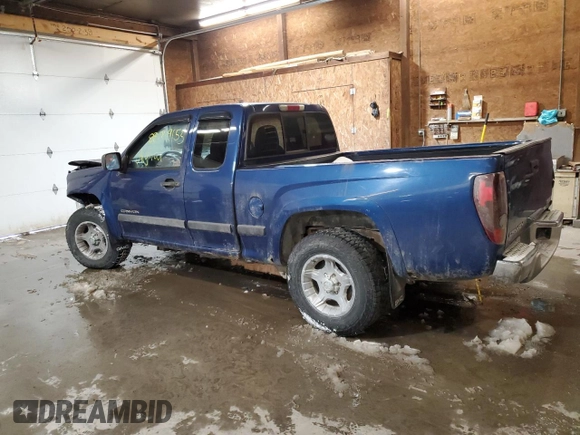 2005 GMC Canyon SLE Z71 with VIN 1GTDT196X58146680, listed as a Copart auction lot 88249155 with 0 mi miles and Salvage Title. Bid and sale history available at carsss.com. Image 2.