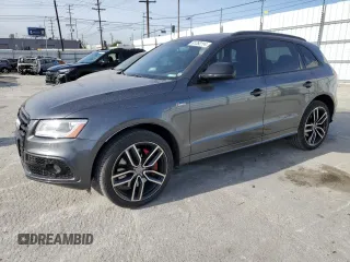 2017 Audi SQ5 Premium Plus with VIN WA1CCAFP2HA093800, listed as a Copart auction lot 81260114 with 105,889 mi miles and Clean Title. Bid and sale history available at DreamBid. Image 1.