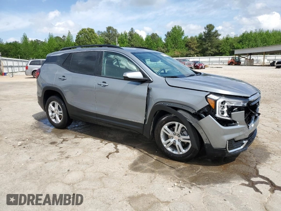 2023 GMC Terrain SLE с VIN 3GKALMEGXPL124724, выставлен на аукционе Copart как лот 54704555 с пробегом 13 198 миль миль и Списание • Salvage title. История ставок и продаж доступна на DreamBid. Изображение 4.