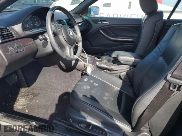 2006 BMW 3 Series 325Ci with VIN WBABW33446PX88432, listed as a Copart auction lot 44677295 with 137,582 mi miles and Salvage Title. Bid and sale history available at carsss.com. Image 7.