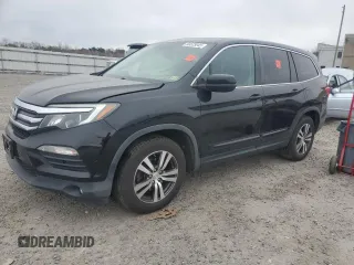2016 Honda Pilot EX-L with VIN 5FNYF6H55GB053423, listed as a Copart auction lot 50523045 with 155,959 mi miles and Salvage Title. Bid and sale history available at carsss.com. Image 1.