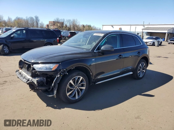 2022 Audi Q5 S line Premium Plus with VIN WA1EABFY2N2067880, listed as a Copart auction lot 53559415 with Not provided miles and Salvage title. Bid and sale history available at DreamBid. Image 1.
