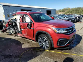2023 Volkswagen Atlas SEL Premium R-Line with VIN 1V2FR2CA7PC512961, listed as a Copart auction lot 76482044 with 50,879 mi miles and Non repairable. Bid and sale history available at DreamBid. Image 4.
