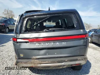 2024 Rivian R1S Adventure with VIN 7PDSGABA1RN030438, listed as a Copart auction lot 43439225 with 0 mi miles and Salvage Title. Bid and sale history available at carsss.com. Image 6.