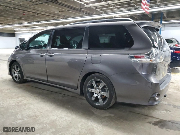 2015 Toyota Sienna SE with VIN 5TDXK3DC2FS553530, listed as a Copart auction lot 48223095 with 119,214 mi miles and Salvage Title. Bid and sale history available at carsss.com. Image 2.