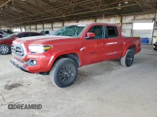 2023 Toyota Tacoma 4WD SR with VIN 3TYCZ5ANXPT116070, listed as a Copart auction lot 42192225 with 26,704 mi miles and Salvage Title. Bid and sale history available at carsss.com. Image 1.
