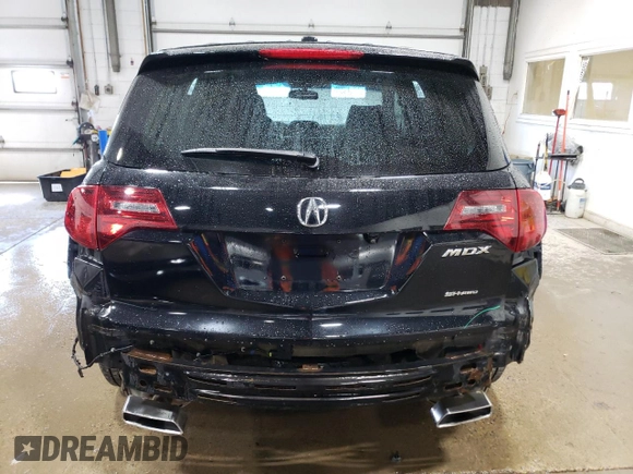 2013 Acura MDX Tech Pkg with VIN 2HNYD2H3XDH521532, listed as a Copart auction lot 50227025 with 147,227 mi miles and Salvage Title. Bid and sale history available at carsss.com. Image 6.