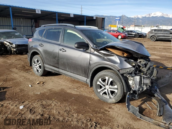2017 Toyota RAV4 LE with VIN JTMBFREVXHJ145374, listed as a Copart auction lot 49806855 with 0 mi miles and Salvage Title. Bid and sale history available at carsss.com. Image 4.