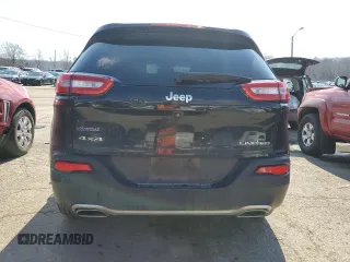 2018 Jeep Cherokee Limited with VIN 1C4PJMDX7JD587009, listed as a Copart auction lot 47013175 with 130,727 mi miles and Salvage Title. Bid and sale history available at carsss.com. Image 6.