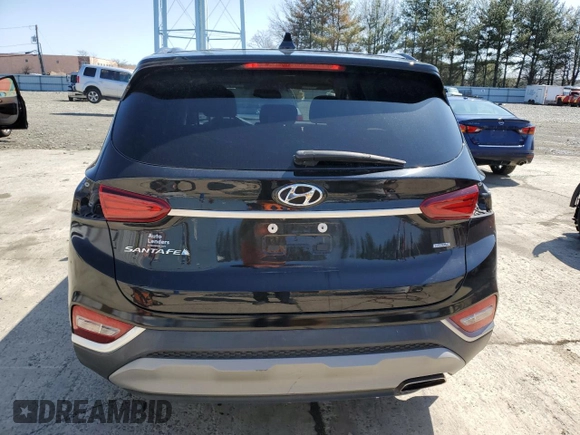 2020 Hyundai Santa Fe SEL with VIN 5NMS3CADXLH291954, listed as a Copart auction lot 49865405 with 39,773 mi miles and Salvage Title. Bid and sale history available at carsss.com. Image 6.