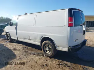 2017 Chevrolet Express Cargo Van with VIN 1GCWGBFF0H1109366, listed as a IAAI auction lot 41494549 with 181,398 mi miles. Bid and sale history available at carsss.com. Image 3.