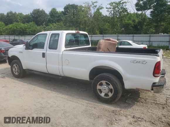 2005 Ford F-250 XL with VIN 1FTSX21595EA44275, listed as a Copart auction lot 57294604 with 253,438 mi miles and Clean title. Bid and sale history available at DreamBid. Image 2.