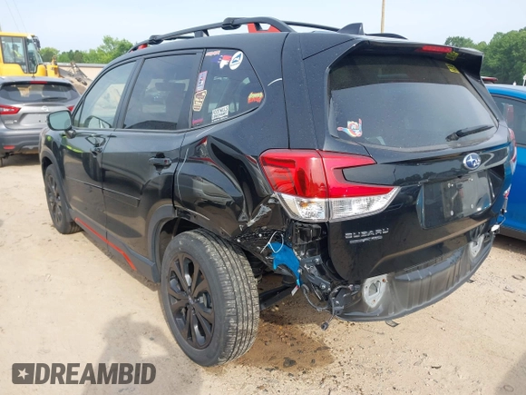 2023 Subaru Forester Special Sports with VIN JF2SKAJC1PH498353, listed as a IAAI auction lot 42281271 with 34,404 mi miles and . Bid and sale history available at DreamBid. Image 3.