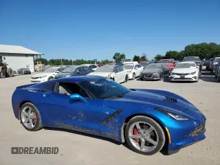 2015 Chevrolet Corvette 1LT with VIN 1G1YB2D71F5121186, listed as a Copart auction lot 58896784 with 11,017 mi miles and Salvage Title. Bid and sale history available at carsss.com. Image 4.