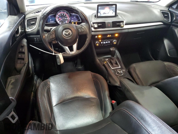 2014 Mazda 3 S Grand Touring z VIN JM1BM1M37E1192140, wystawiony jako Copart lot #49821585 z przebiegiem 96 762 mil mil oraz Szkoda całkowita • Salvage title. Historia ofert i sprzedaży dostępna na DreamBid. Obrazek 8.