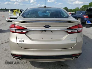 2017 Ford Fusion Titanium with VIN 3FA6P0K99HR166567, listed as a Copart auction lot 54293425 with 0 mi miles and Salvage Title. Bid and sale history available at carsss.com. Image 6.