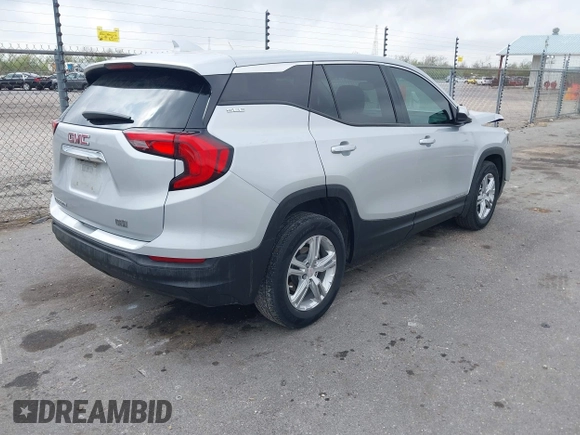 2018 GMC Terrain SLE with VIN 3GKALMEV1JL185403, listed as a IAAI auction lot 41807308 with 79,867 mi miles and . Bid and sale history available at DreamBid. Image 4.