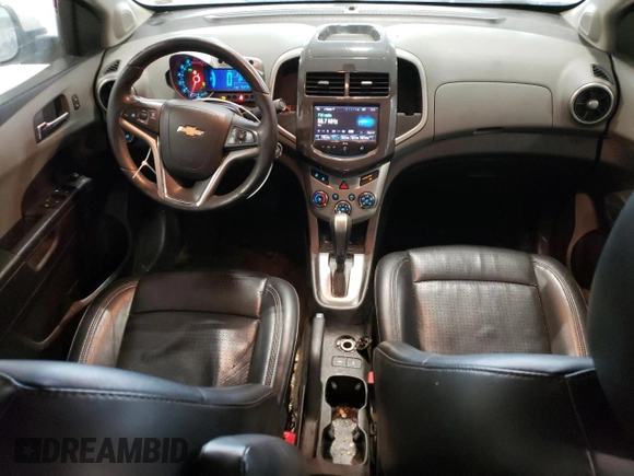 2014 Chevrolet Sonic LTZ with VIN 1G1JE5SB8E4217967, listed as a Copart auction lot 47609215 with 152,322 mi miles and Salvage Title. Bid and sale history available at carsss.com. Image 8.