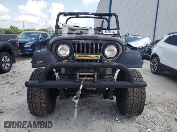1978 Jeep Wrangler with VIN J8F83AH120742, listed as a Copart auction lot 60785485 with Not provided miles and Non repairable. Bid and sale history available at DreamBid. Image 5.