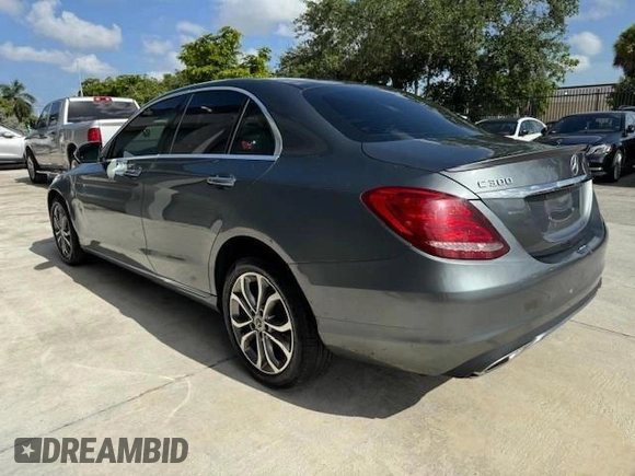 2017 Mercedes-Benz C 300 with VIN 55SWF4KB4HU214841, listed as a Copart auction lot 88178535 with 162,210 mi miles and Salvage Title. Bid and sale history available at DreamBid. Image 2.