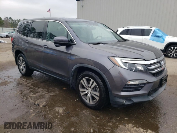 2017 Honda Pilot EX-L with VIN 5FNYF5H54HB038018, listed as a Copart auction lot 44625945 with 49,436 mi miles and Salvage Title. Bid and sale history available at carsss.com. Image 4.