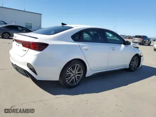 2024 Kia Forte GT-Line with VIN 3KPF54AD1RE840877, listed as a Copart auction lot 46530485 with 6,421 mi miles and Salvage Title. Bid and sale history available at carsss.com. Image 3.