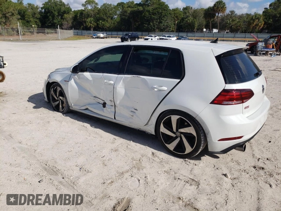 2020 Volkswagen Golf GTI S with VIN 3VW6T7AU1LM016878, listed as a Copart auction lot 53306304 with 46,235 mi miles. Bid and sale history available at carsss.com. Image 2.