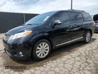 2013 Toyota Sienna XLE with VIN 5TDDK3DCXDS070416, listed as a Copart auction lot 56399655 with 185,597 mi miles and Clean Title. Bid and sale history available at DreamBid. Image 1.
