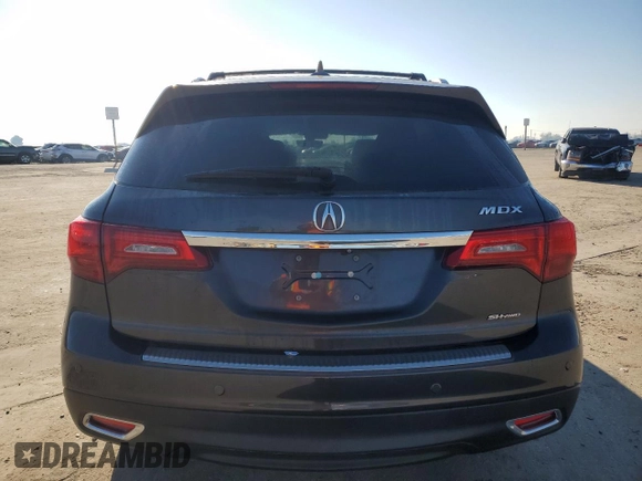 2016 Acura MDX w/Tech with VIN 5FRYD4H42GB013655, listed as a Copart auction lot 50546505 with 152,395 mi miles and Salvage Title. Bid and sale history available at carsss.com. Image 6.