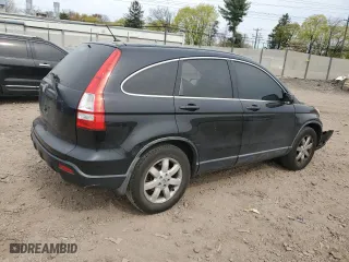 2007 Honda CR-V LX with VIN JHLRE48367C051318, listed as a Copart auction lot 53208725 with 128,545 mi miles and Salvage Title. Bid and sale history available at carsss.com. Image 3.